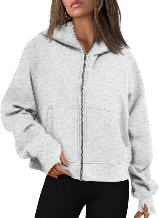 Oversized Zip Up Hoodie